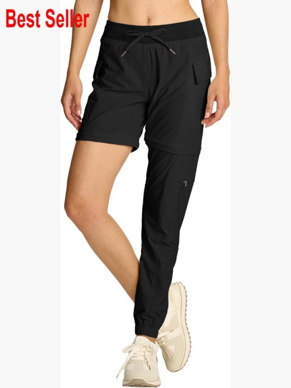 Convertible Hiking Pants Lightweight Quick Dry Zip-Off Joggers with Pockets